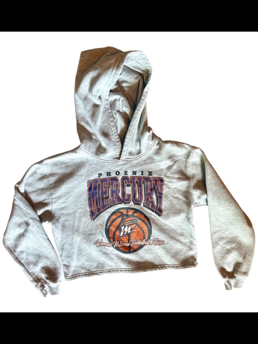 Phoenix Mercury WNBA Women's Cropped Hoodie Sweatshirt size Medium